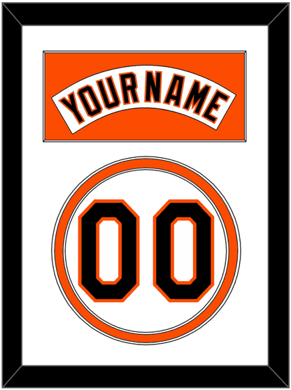 Baltimore Nameplate & Number - Home White (1995-1997) - Signature Tier 1