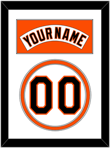 Baltimore Nameplate & Number - Home White (1995-1997) - Double Mat 1