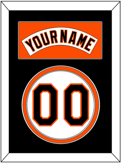 Baltimore Nameplate & Number - Home White (1995-1997) - Signature Tier 4