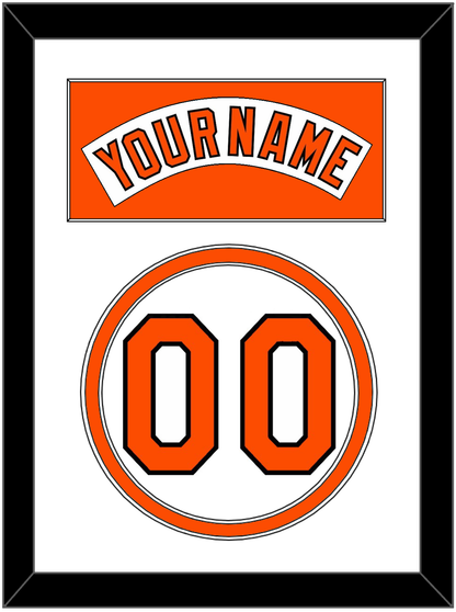 Baltimore Nameplate & Number - Home White (1978-1988) - Signature Tier 1