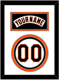 Baltimore Nameplate & Number - Home White (1995-1997) - Triple Mat 2