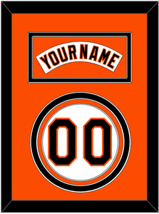 Baltimore Nameplate & Number - Home White (1995-1997) - Triple Mat 3