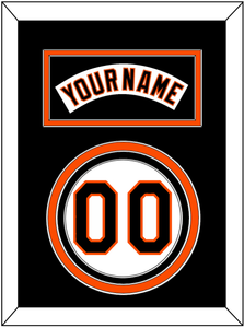 Baltimore Nameplate & Number - Home White (1995-1997) - Triple Mat 4