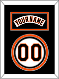 Baltimore Nameplate & Number - Home White (1995-1997) - Triple Mat 4