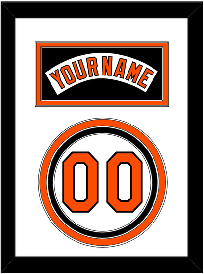 Baltimore Nameplate & Number - Home White (1978-1988) - Premier Tier 2