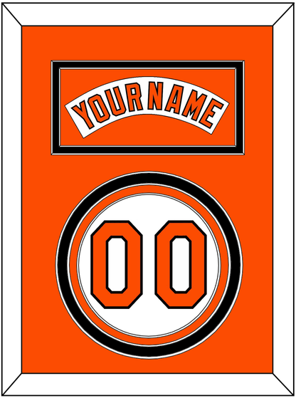 Baltimore Nameplate & Number - Home White (1978-1988) - Premier Tier 3