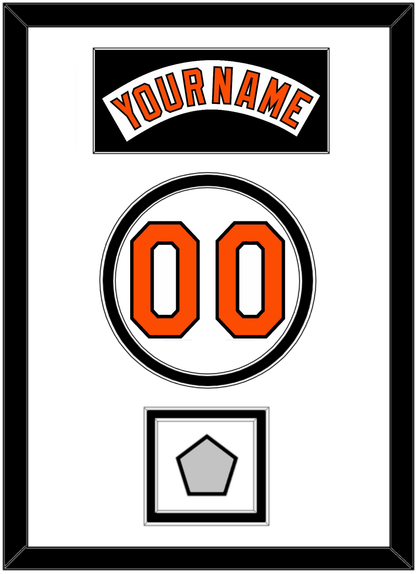 Baltimore Nameplate, Number & World Series Jersey Patch - Home White (1978-1988) - Signature Tier 2