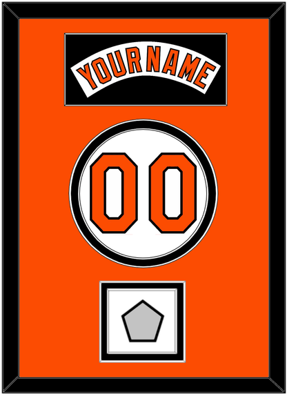 Baltimore Nameplate, Number & World Series Jersey Patch - Home White (1978-1988) - Signature Tier 3