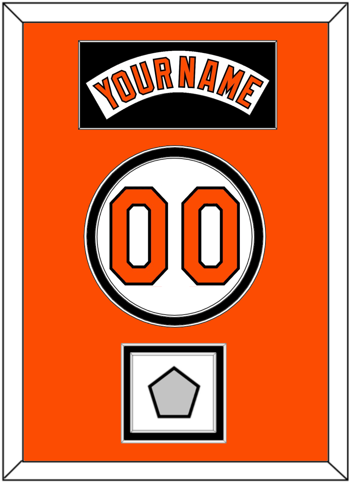 Baltimore Nameplate, Number & World Series Jersey Patch - Home White (1978-1988) - Signature Tier 3