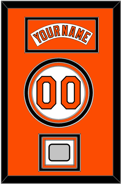 Baltimore Nameplate, Number & World Series Jersey Patch - Home White (1978-1988) - Premier Tier 3
