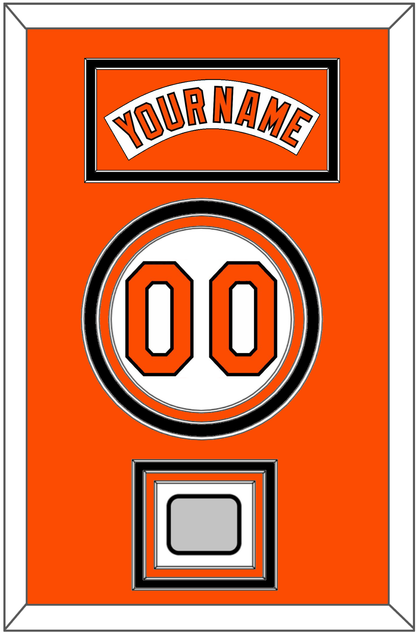 Baltimore Nameplate, Number & World Series Jersey Patch - Home White (1978-1988) - Premier Tier 3