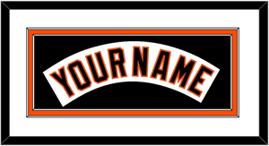 Baltimore Nameplate - Home White (1995-1997) - Double Mat 1