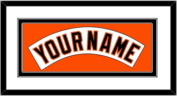 Baltimore Nameplate - Home White (1995-1997) - Double Mat 2