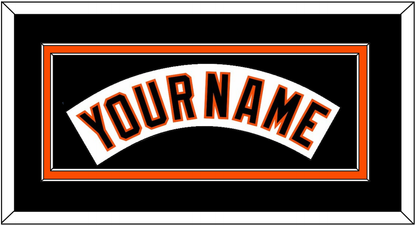 Baltimore Nameplate - Home White (1995-1997) - Signature Tier 3