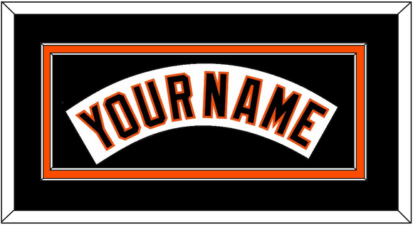 Baltimore Nameplate - Home White (1995-1997) - Double Mat 3