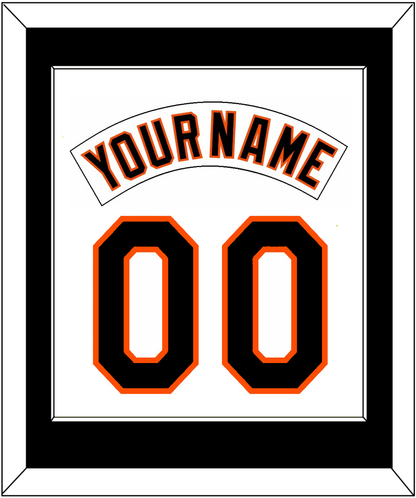 Baltimore Nameplate & Number Combined - Home White (1995-1997) - Essential Tier 2