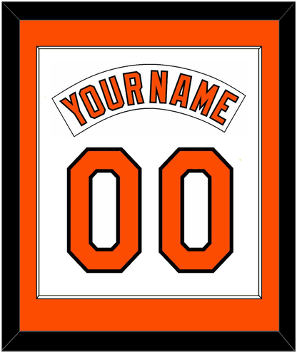 Baltimore Nameplate & Number Combined - Home White (1978-1988) - Essential Tier 1
