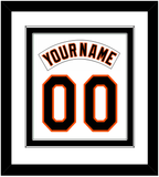 Baltimore Nameplate & Number Combined - Home White (1995-1997) - Double Mat 2