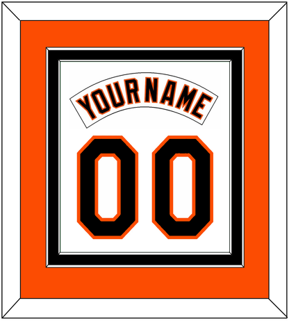 Baltimore Nameplate & Number Combined - Home White (1995-1997) - Signature Tier 3