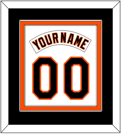 Baltimore Nameplate & Number Combined - Home White (1995-1997) - Signature Tier 4