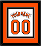 Baltimore Nameplate & Number Combined - Home White (1978-1988) - Double Mat 3