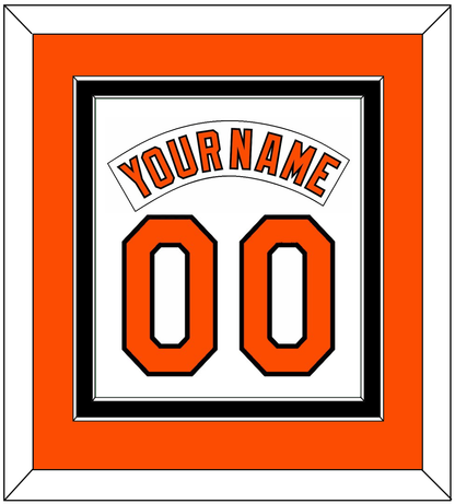 Baltimore Nameplate & Number Combined - Home White (1978-1988) - Signature Tier 3