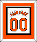 Baltimore Nameplate & Number Combined - Home White (1978-1988) - Double Mat 3