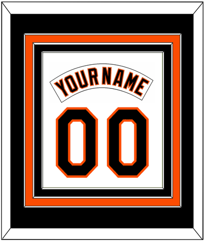 Baltimore Nameplate & Number Combined - Home White (1995-1997) - Premier Tier 3