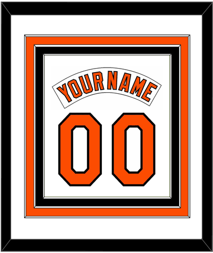 Baltimore Nameplate & Number Combined - Home White (1978-1988) - Premier Tier 1
