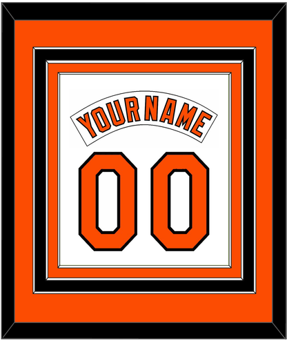Baltimore Nameplate & Number Combined - Home White (1978-1988) - Premier Tier 2
