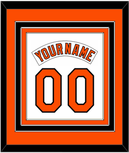 Baltimore Nameplate & Number Combined - Home White (1978-1988) - Triple Mat 2