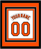 Baltimore Nameplate & Number Combined - Home White (1978-1988) - Triple Mat 2