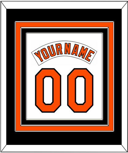 Baltimore Nameplate & Number Combined - Home White (1978-1988) - Premier Tier 3