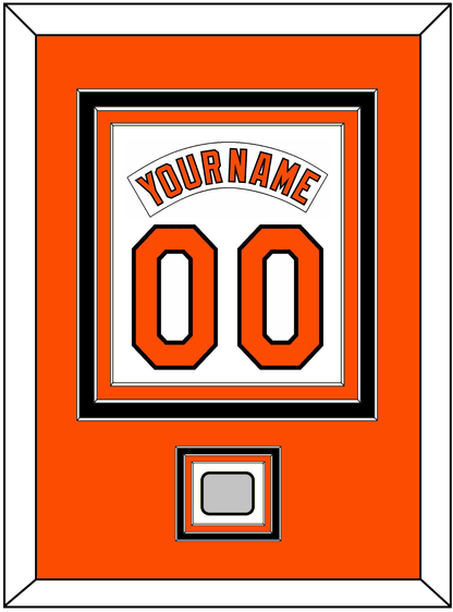 Baltimore Nameplate & Number Combined With 1983 World Series Patch - Home White (1978-1988) - Premier Tier 2