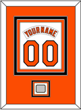 Baltimore Nameplate & Number Combined With 1983 World Series Patch - Home White (1978-1988) - Triple Mat 2