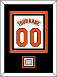 Baltimore Nameplate & Number Combined With 1983 World Series Patch - Home White (1978-1988) - Triple Mat 3