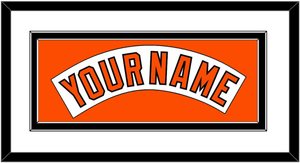 Baltimore Nameplate - Home White (1978-1988) - Double Mat 1