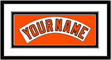 Baltimore Nameplate - Home White (1978-1988) - Double Mat 1