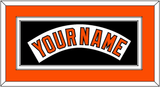 Baltimore Nameplate - Home White (1978-1988) - Double Mat 2