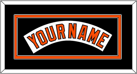 Baltimore Nameplate - Home White (1978-1988) - Double Mat 3