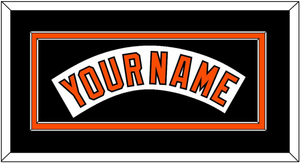 Baltimore Nameplate - Home White (1989-1994) - Double Mat 3