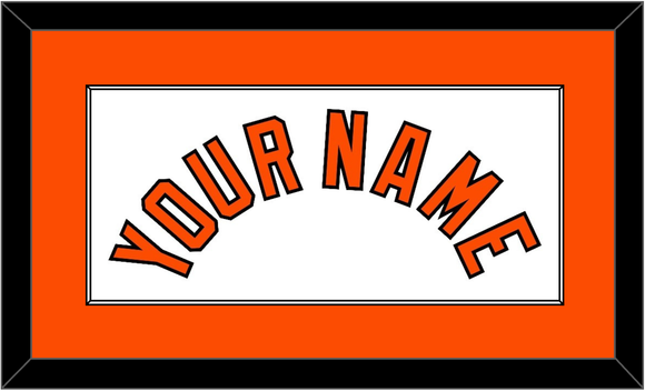 Baltimore Name - Home White (2004-2008) - Single Mat 1