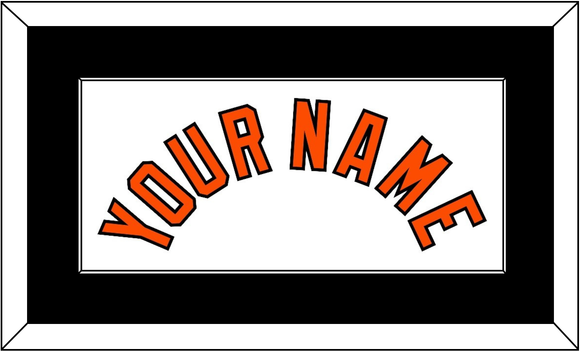 Baltimore Name - Home White (2004-2008) - Single Mat 2