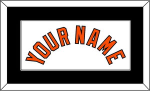 Baltimore Name - Home White - Single Mat 2