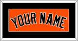 Baltimore Name - Alternate Orange - Single Mat 2