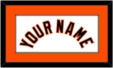 Baltimore Name - Home White (1998-2003) - Single Mat 1