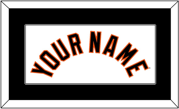 Baltimore Name - Home White (1998-2003) - Single Mat 2