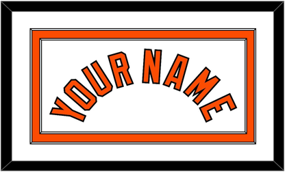 Baltimore Name - Home White - Signature Tier 1
