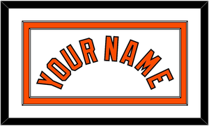 Baltimore Name - Home White (1971-1977) - Double Mat 1