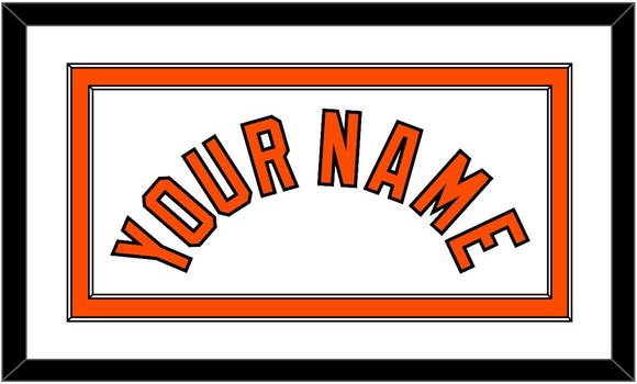 Baltimore Name - Home White (2004-2008) - Double Mat 1